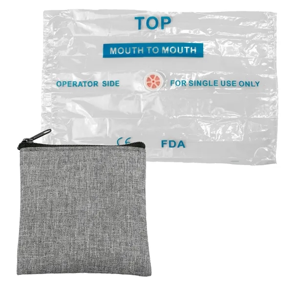 Recycled Pouch CPR Face Shield Set... from ASI 30208 A P Specialties / AP Specialties