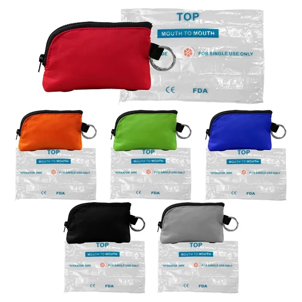 Zip Around CPR Face Shield Set... from ASI 30208 A P Specialties / AP Specialties