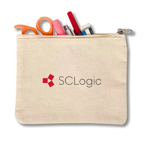 A durable cotton canvas pouch with a zippered closure, perfect for... from ASI 34800 Alstar Creations
