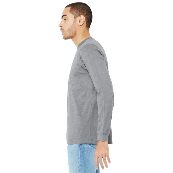 BELLA+CANVAS Unisex Heather CVC Long Sleeve Tee... from ASI 84863 SanMar