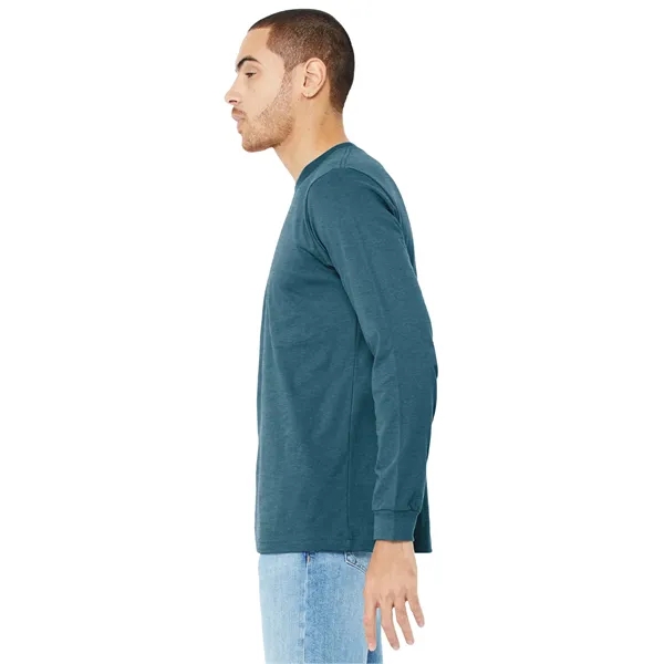 BELLA+CANVAS Unisex Heather CVC Long Sleeve Tee... from ASI 84863 SanMar