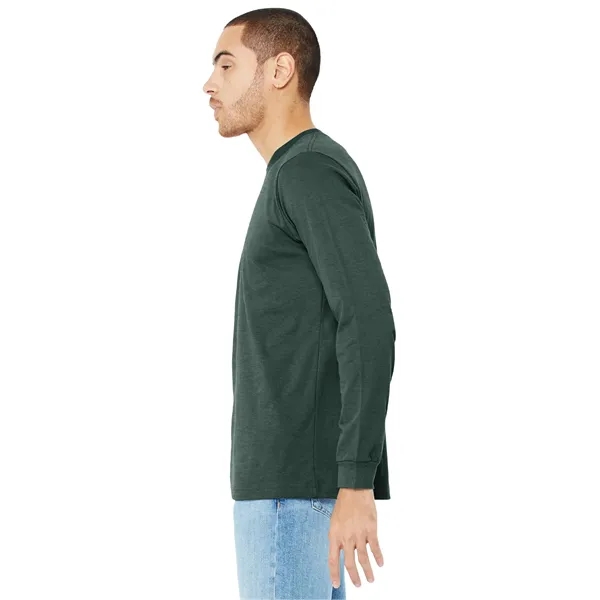 BELLA+CANVAS Unisex Heather CVC Long Sleeve Tee... from ASI 84863 SanMar