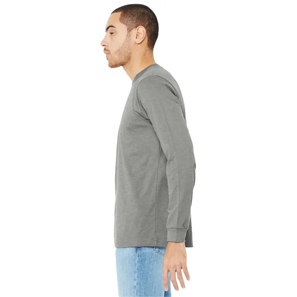 BELLA+CANVAS Unisex Heather CVC Long Sleeve Tee... from ASI 84863 SanMar