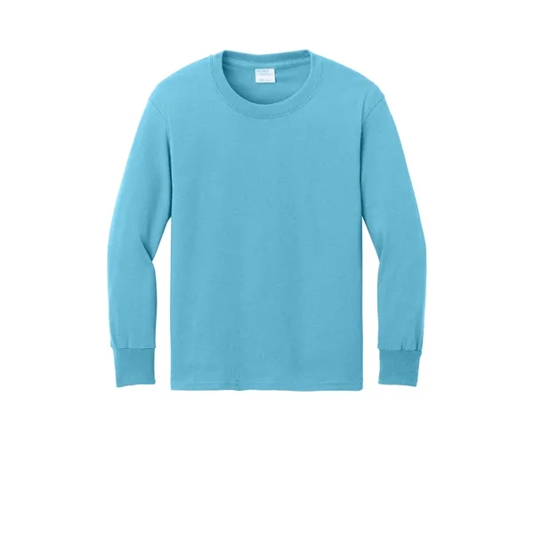 Port & Company Youth Long Sleeve Core Cotton Tee.... from ASI 84863 SanMar