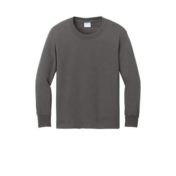 Port & Company Youth Long Sleeve Core Cotton Tee.... from ASI 84863 SanMar
