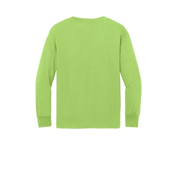 Port & Company Youth Long Sleeve Core Cotton Tee.... from ASI 84863 SanMar