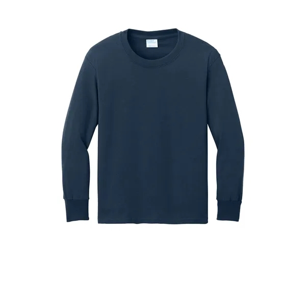 Port & Company Youth Long Sleeve Core Cotton Tee.... from ASI 84863 SanMar