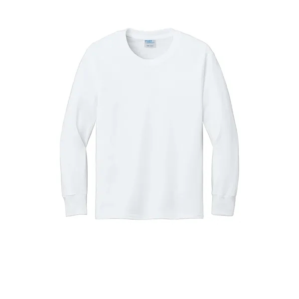 Port & Company Youth Long Sleeve Core Cotton Tee.... from ASI 84863 SanMar