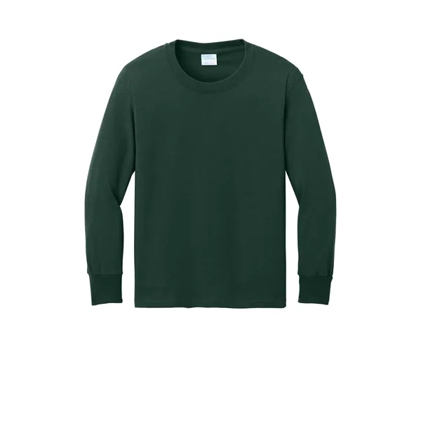 Port & Company Youth Long Sleeve Core Cotton Tee.... from ASI 84863 SanMar