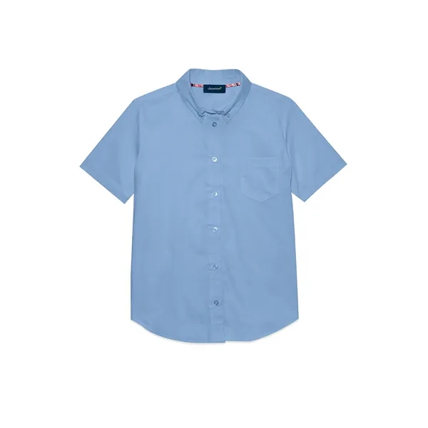 Classroom Uniforms Juniors Short Sleeve Oxford Shirt.... from ASI 86018 Scrub Authority / Uniform Stores
