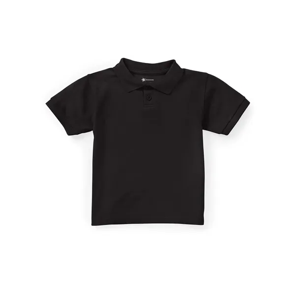 Classroom Uniforms Unisex Short Sleeve Pique Polo for Preschool... from ASI 86018 Scrub Authority / Uniform Stores