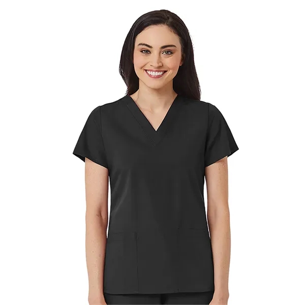 Maevn Red Panda V-Neck Two Pocket Top... from ASI 86018 Scrub Authority / Uniform Stores
