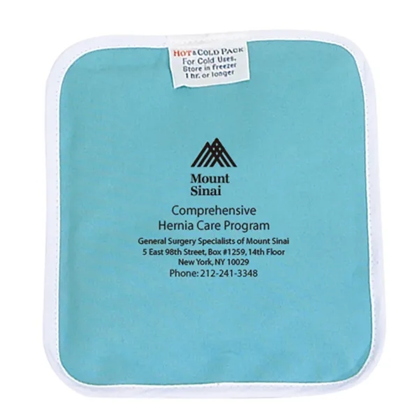 Reusable gel pack for hot/cold therapy with a soft cloth cover,... from ASI 64845 Kin Image Inc