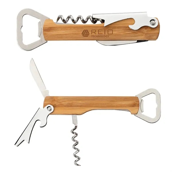 Malbec Multi-Function Bamboo Bar Tool... from ASI 67866 Logomark/Valumark