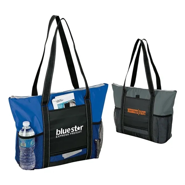 6" x 13.5" x 15" cooler tote with PEVA lining; includes... from ASI 67866 Logomark/Valumark
