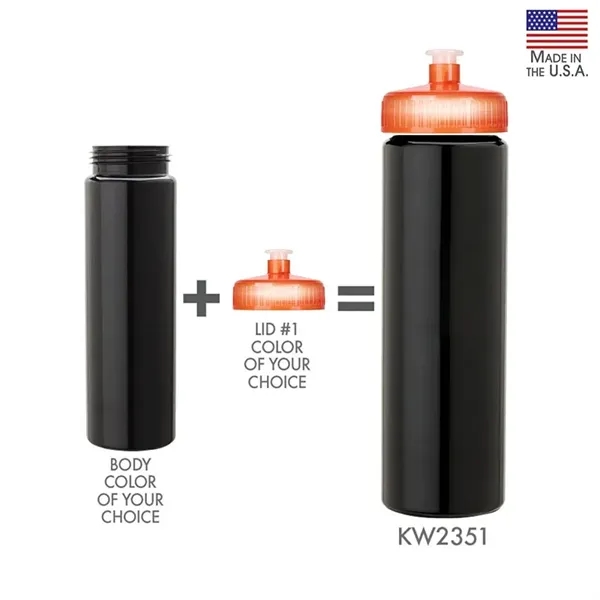 25 oz. water bottle and a pull spout top.... from ASI 67866 Logomark/Valumark / Valumark™