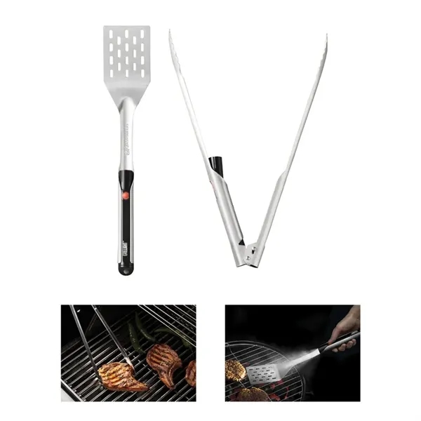 Grillight® Premium Stainless Steel LED Grill Set... from ASI 67866 Logomark/Valumark