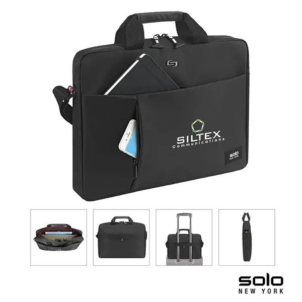 Solo® Lead Slim Briefcase... from ASI 67866 Logomark/Valumark