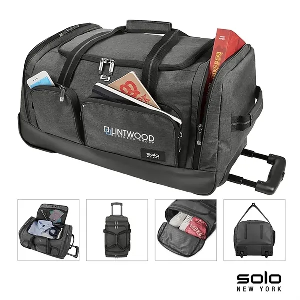 Solo® Leroy Rolling Duffel... from ASI 67866 Logomark/Valumark