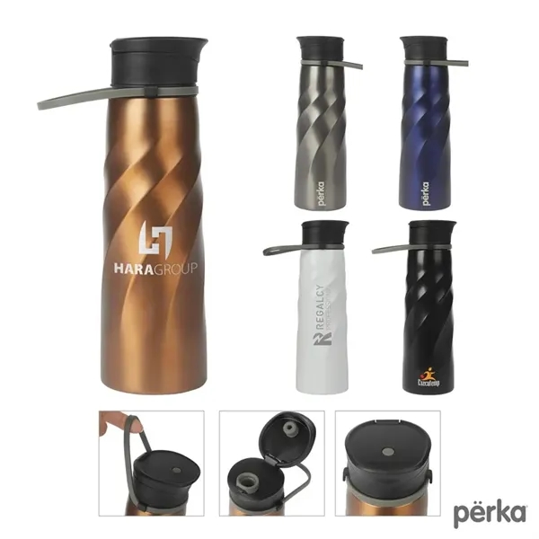 Perka® Tristan 34 oz./1L Single Wall Stainless Steel Spor...... from ASI 67866 Logomark/Valumark
