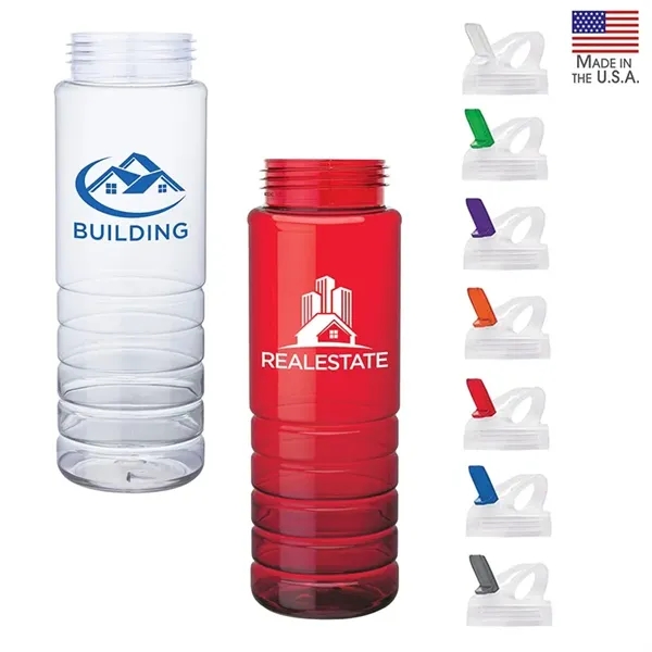 2.88" x 10.12" x 2.88" PET bottle with 26 oz. capacity;... from ASI 67866 Logomark/Valumark / Valumark™