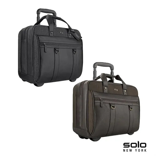 6.25" x 14" x 17.75" Solo Macdougal rolling case; includes 17.3"... from ASI 67866 Logomark/Valumark