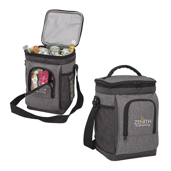 Polyester 18-can cooler bag with PEVA lining; includes 1 1/2" x... from ASI 67866 Logomark/Valumark / Valumark™