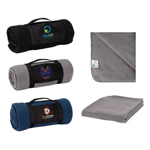 Montana 50" x 60" RPET Blanket... from ASI 67866 Logomark/Valumark