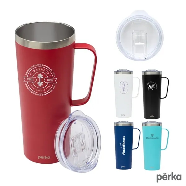 Perka® Winston 28 oz. Double Wall, Stainless Steel Travel...... from ASI 67866 Logomark/Valumark