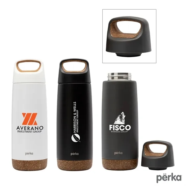 Perka® Axton 20 oz. Double Wall, Stainless Steel Bottle... from ASI 67866 Logomark/Valumark