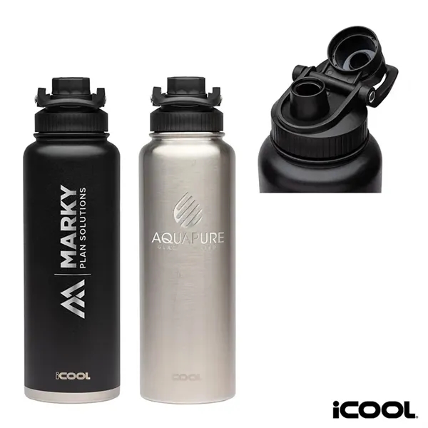 iCOOL® Durango 40 oz. Double Wall, Stainless Steel Water ...... from ASI 67866 Logomark/Valumark