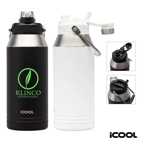 iCOOL® Lakewood 40 oz. Double Wall, Stainless Steel Bottle... from ASI 67866 Logomark/Valumark