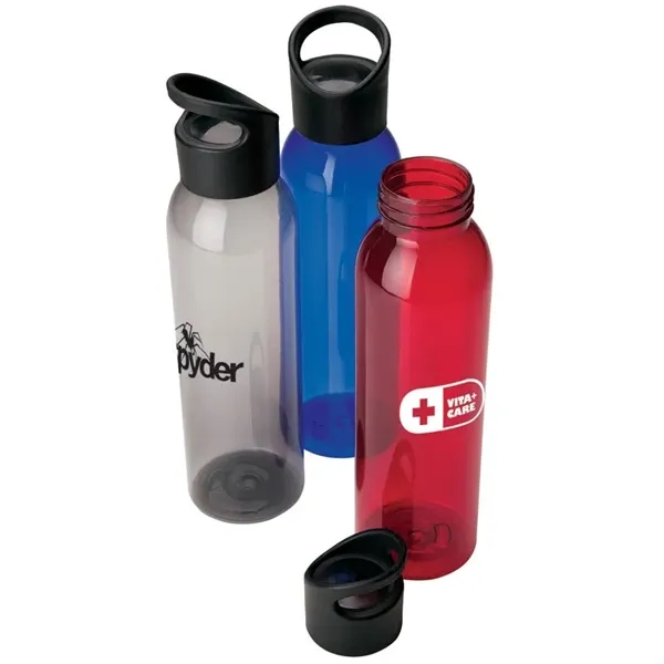 22 oz. BPA-free plastic water bottle with twist-off carry handle lid.... from ASI 67866 Logomark/Valumark / Valumark™