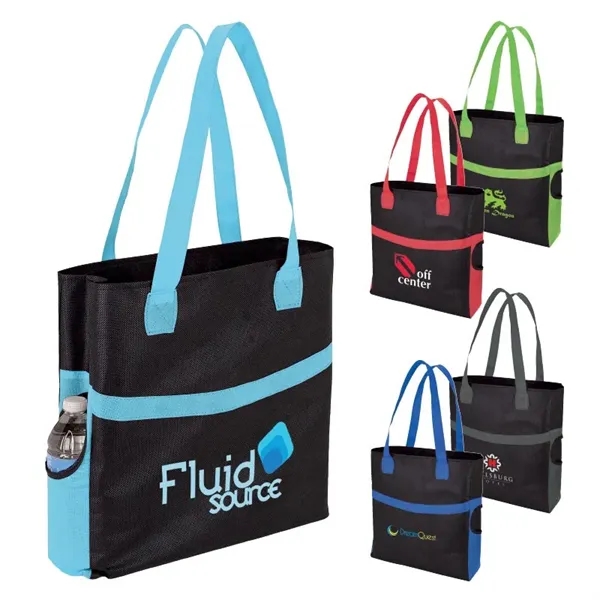 4" x 15" x 14" Glacier tote bag with 4" gusset;... from ASI 67866 Logomark/Valumark / Valumark™