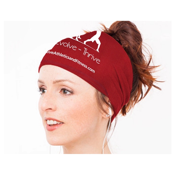 10" x 13" 170GSM polyester microfiber Fandana™ multi-use cooling garment.... from ASI 62660 Innovation Line