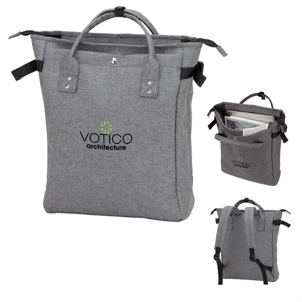 4" x 16.25" x 12.38" backpack tote; includes 15.5" laptop pocket,... from ASI 67866 Logomark/Valumark