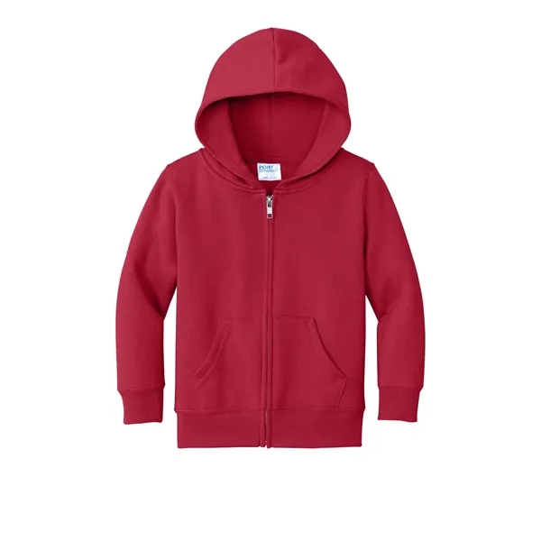 Port & Company Toddler Core Fleece Full-Zip Hooded Sweats...... from ASI 84863 SanMar
