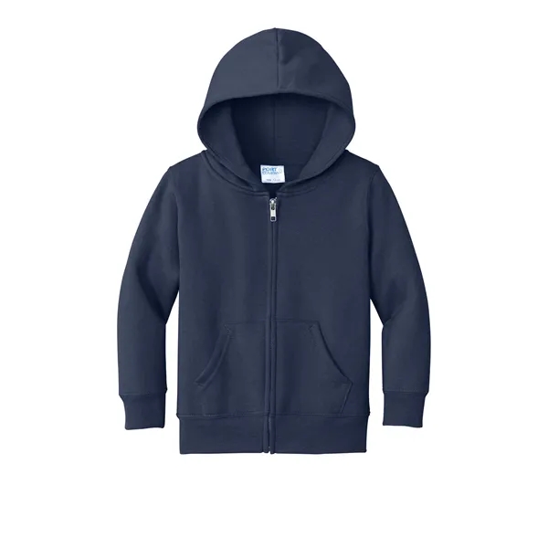 Port & Company Toddler Core Fleece Full-Zip Hooded Sweats...... from ASI 84863 SanMar