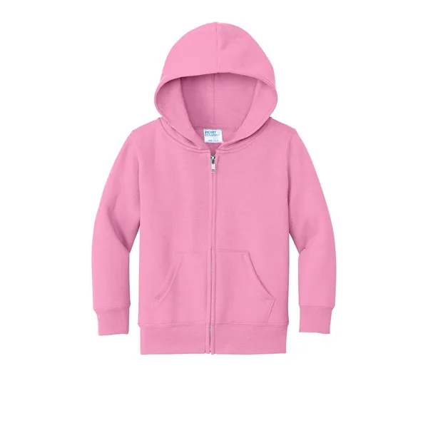 Port & Company Toddler Core Fleece Full-Zip Hooded Sweats...... from ASI 84863 SanMar