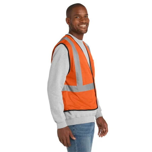 CornerStone ANSI 107 Class 2 Economy Mesh One-Pocket Vest.... from ASI 84863 SanMar