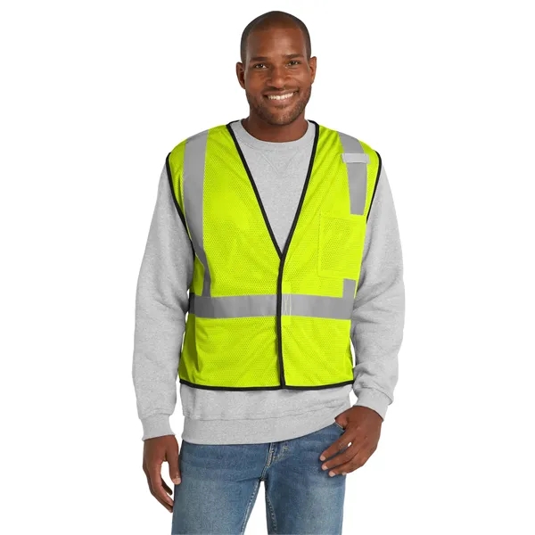 CornerStone ANSI 107 Class 2 Economy Mesh One-Pocket Vest.... from ASI 84863 SanMar