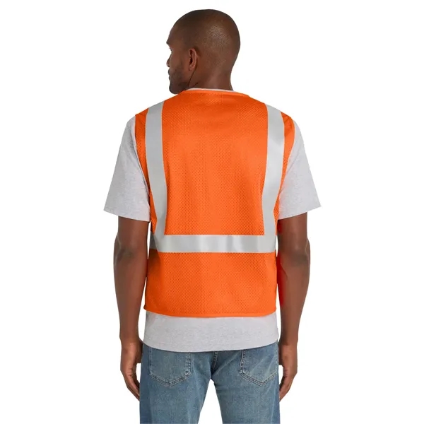 CornerStone ANSI 107 Class 2 Mesh Zippered Vest.... from ASI 84863 SanMar