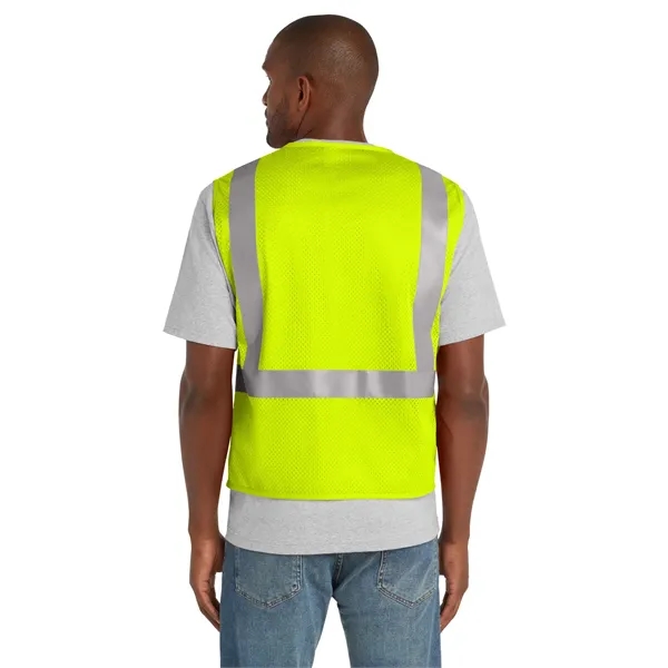 CornerStone ANSI 107 Class 2 Mesh Zippered Vest.... from ASI 84863 SanMar