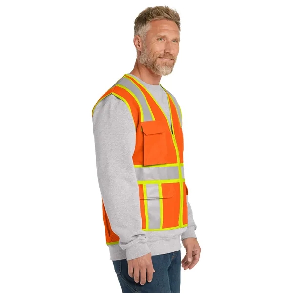 CornerStone ANSI 107 Class 2 Surveyor Zippered Two-Tone V...... from ASI 84863 SanMar