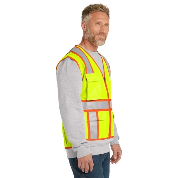 CornerStone ANSI 107 Class 2 Surveyor Zippered Two-Tone V...... from ASI 84863 SanMar