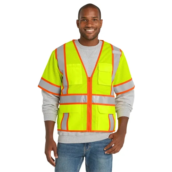 CornerStone ANSI 107 Class 3 Surveyor Mesh Zippered Two-T...... from ASI 84863 SanMar