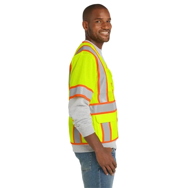 CornerStone ANSI 107 Class 3 Surveyor Mesh Zippered Two-T...... from ASI 84863 SanMar