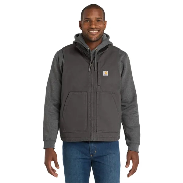 Carhartt Sherpa-Lined Mock Neck Vest... from ASI 84863 SanMar