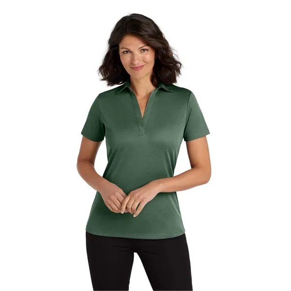 Port Authority Ladies Heathered Silk Touch Performance Polo.... from ASI 84863 SanMar