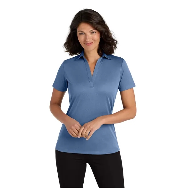 Port Authority Ladies Heathered Silk Touch Performance Polo.... from ASI 84863 SanMar
